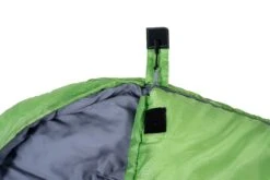 Traverse Okiwi Sleeping Bag - Lime -Comprehensive outdoor sports 0303 Okiwi Green zip close up f1fb