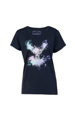 Hunting & Fishing Womens Rose Stag Cotton Tee
