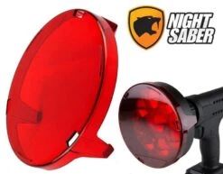 Night Saber Spotlight Filter - Red 140/150mm