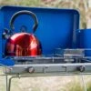 Campfire Whistling Kettle S/S 2.5L Red