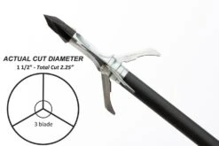 Grim Reaper RazorTip 125gr 1 3/8"