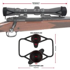 Allen Double Cover Stretch Scope Cover Medium -Comprehensive outdoor sports 20175 SizingGraphic b15d