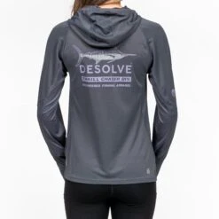 Desolve Womens Stripey Fish Face Hoodie -Comprehensive outdoor sports 24cff991b6cfd58ae55c8809aefc831ba47718ee e968 2