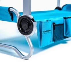 Disc-O-Bed Kid-O-Bunk With 2 Organizers Teal -Comprehensive outdoor sports 30105BO Kid O Bunk with Organizers TealBlue 06NEW 6d57