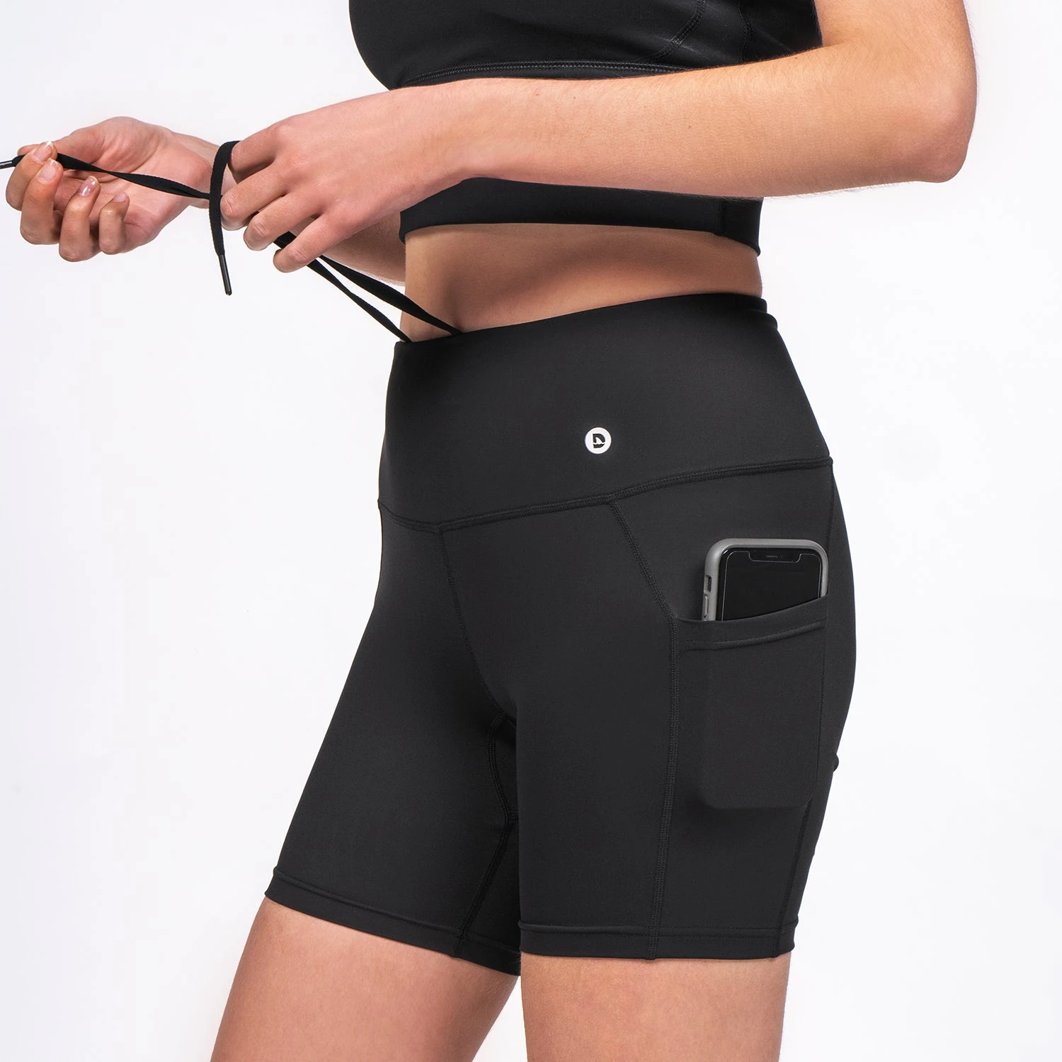 Desolve Womens Wave Midi Biker Shorts 5 Desolve Womens Wave Midi Biker Shorts - Image 5