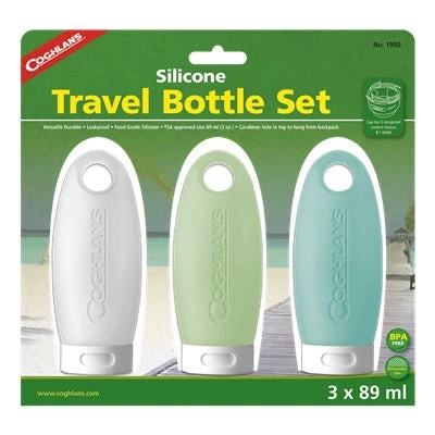 Coghlans Silicone Travel Bottle Set 1 Coghlans Silicone Travel Bottle Set