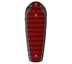 Domex Halo Plus Sleeping Bag R/Zip Red/Charcoal Standard