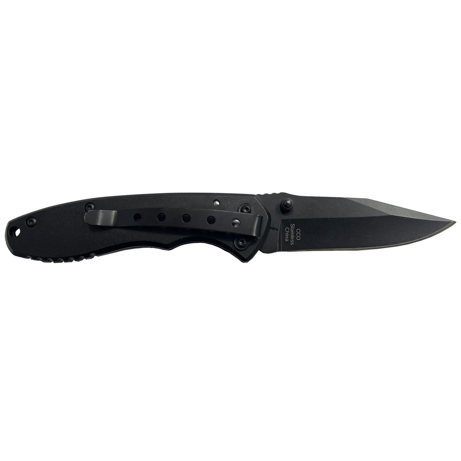 Cedar Creek Warhawk Folding Knife 4" Black 1 Cedar Creek Warhawk Folding Knife 4" Black