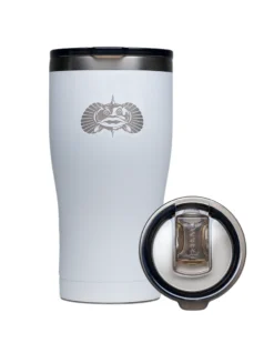 Toadfish Stainless Steel Tumbler & Lid 20oz - White
