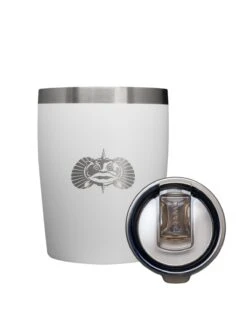 Toadfish Non-Tipping Rocks Tumbler 10oz - White