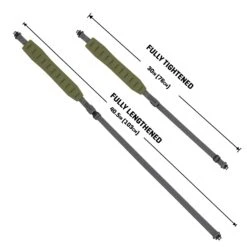 Allen KLNG Traction Sling Molded Rubber Green -Comprehensive outdoor sports 8533 SizingGraphic eecb