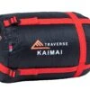 Traverse Kaimai Sleeping Bag - Red (Left Zip)
