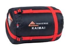 Traverse Kaimai Sleeping Bag - Red (Left Zip)