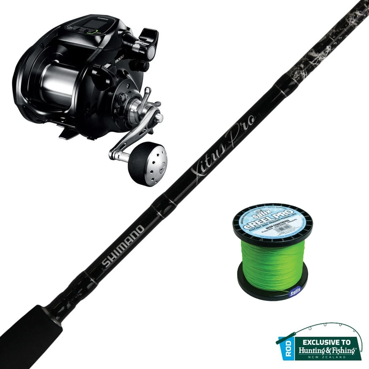 Shimano Forcemaster 9000A / Xitus Pro 5'6" 50-80lb 2 Piece BB Rod / Pro Braid 1 Shimano Forcemaster 9000A / Xitus Pro 5'6" 50-80lb 2 Piece BB Rod / Pro Braid