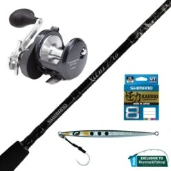 Shimano TOR20HGA RH / XPro 551 50-80lb / Braid