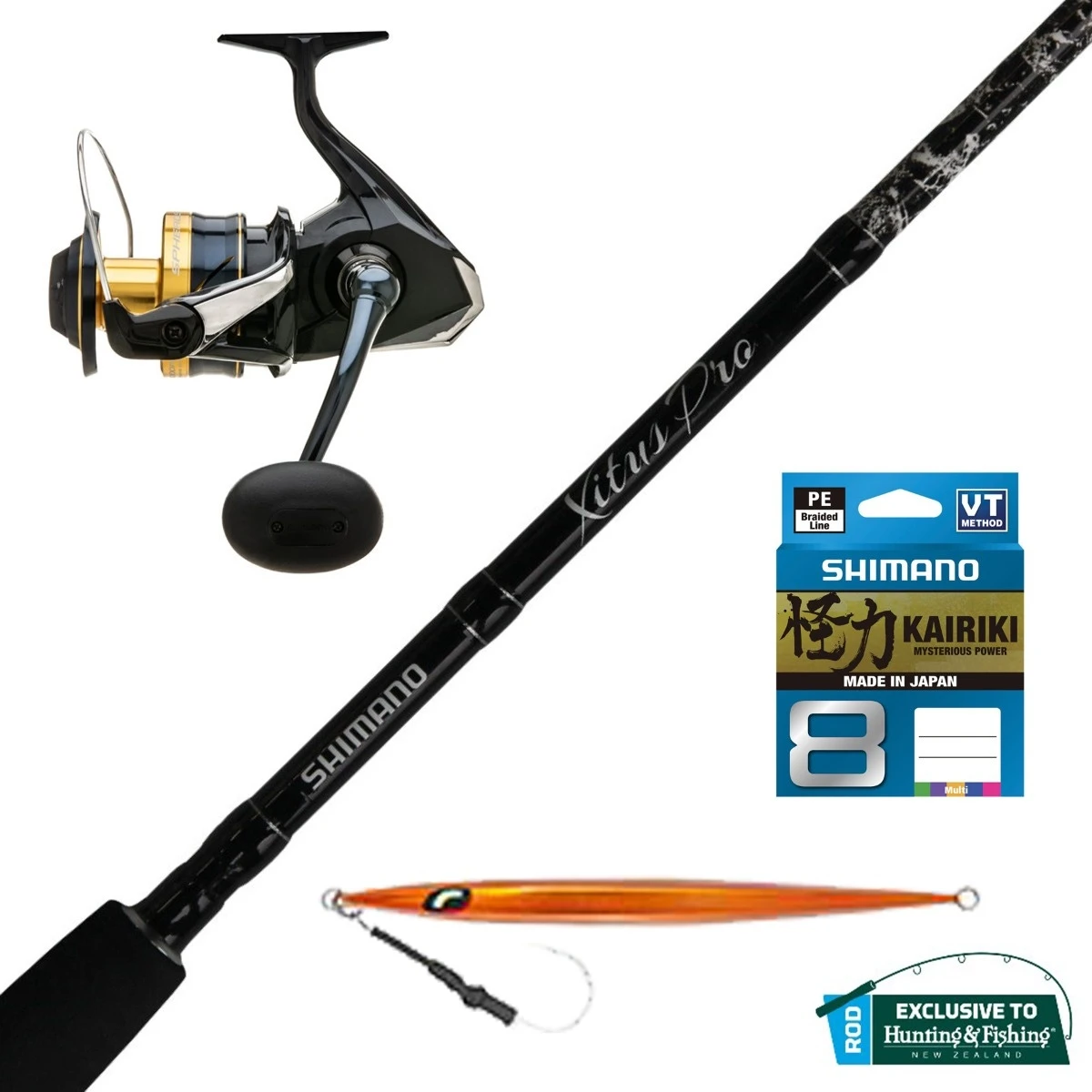 Shimano SPH SWA10000PG / XPro 551 50-80lb / Braid 1 Shimano SPH SWA10000PG / XPro 551 50-80lb / Braid