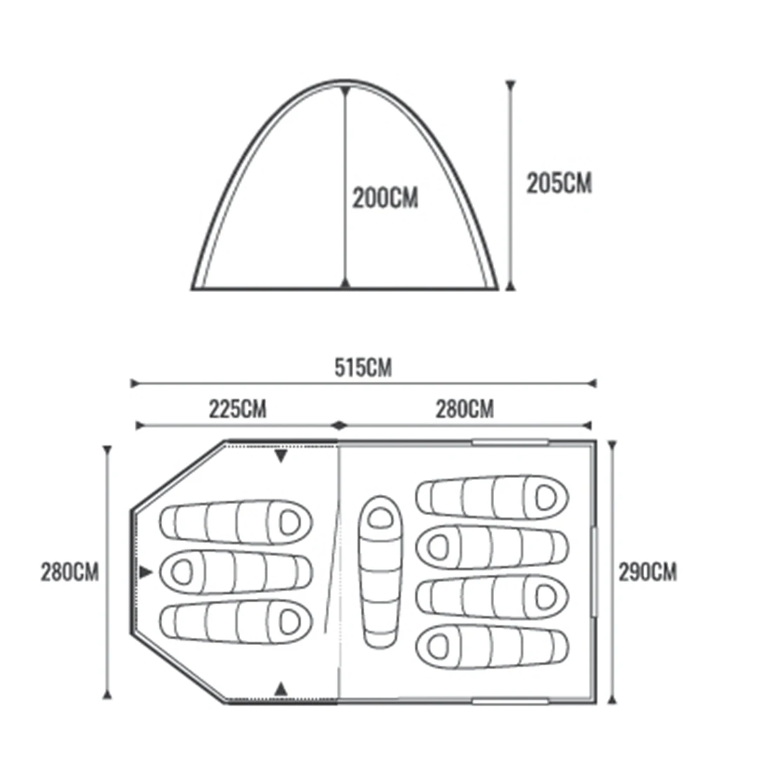 Traverse Aspire 8 Tent 2 Traverse Aspire 8 Tent - Image 2