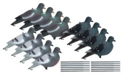 Birdlands Pigeon Decoy With Stake 15in 12pk