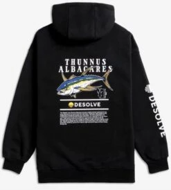 Desolve Mens Albacares Hoodie Black -Comprehensive outdoor sports Desolve Mens Albacares Hoodie Back Black 606e 1