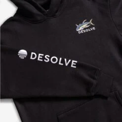 Desolve Mens Albacares Hoodie Black -Comprehensive outdoor sports Desolve Mens Albacares Hoodie Flatlay Black ee28