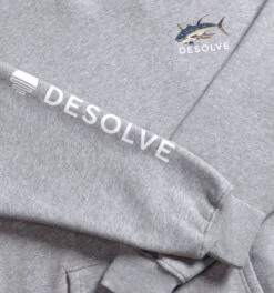 Desolve Mens Albacares Hoodie Grey Marle -Comprehensive outdoor sports Desolve Mens Albacares Hoodie Flatlay Grey Marle 059d 1