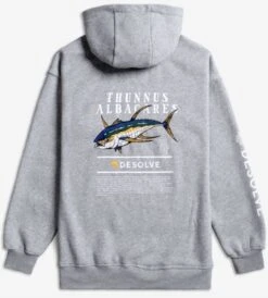 Desolve Mens Albacares Hoodie Grey Marle -Comprehensive outdoor sports Desolve Mens Albacares Hoodie Grey Marle 8474 1