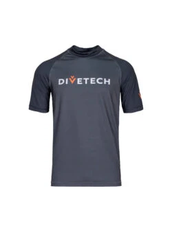 Divetech Mens SS Rash Top 13 Divetech Mens SS Rash Top -Comprehensive outdoor sports Divetech Mens SS Rash Top Grey Black 2 7198 1
