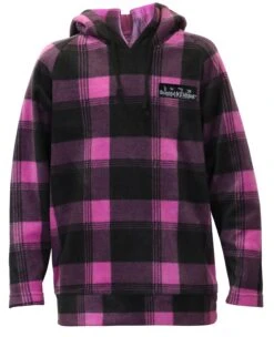 Hunting & Fishing Retro Check Hoodie Lilac/Black -Comprehensive outdoor sports GfDUEEwk be15 1