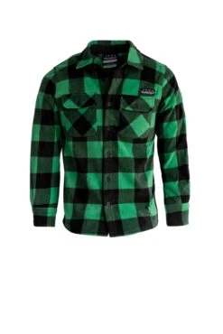 Hunting & Fishing Kids Buffalo Check Fleece Shirt