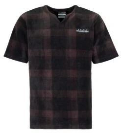 Hunting & Fishing Mens Retro Check Tee -Comprehensive outdoor sports HF M Retro Check Tee French Roast Front a19b 3