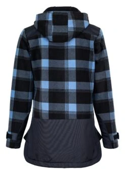 Hunting & Fishing Womens Cyclone Extreme Retro Jacket -Comprehensive outdoor sports HF W Cyclone Extreme Retro Check Jacket Denim Back 4f5c