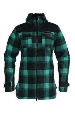 Hunting & Fishing Womens Cyclone Extreme Retro Vivid/Sea -Comprehensive outdoor sports HF W Retro Check Extreme Jacket Vivid Green 1 e311 3