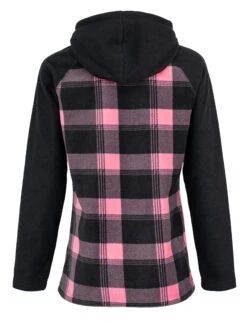 Hunting & Fishing Womens Retro Check Hoodie -Comprehensive outdoor sports HF W Retro Check Hoodie Candy Back 1 bb8b 1