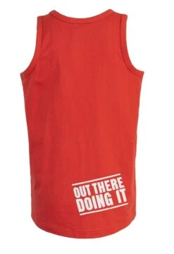 Hunting & Fishing Kids Cotton Singlet - Clay