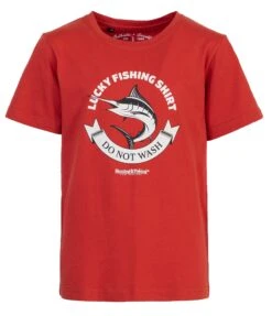 Hunting & Fishing Kids Lucky Fishing Tee -Comprehensive outdoor sports HF Youth Lucky Fishing Tee Clay Front 2 e523 3