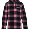 Hunting & Fishing Youth Retro Check Hoodie Candy/Black