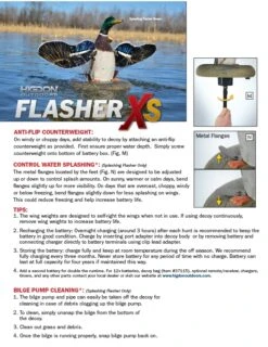 Higdon XS Splashing-Flasher Mallard Drake 12V