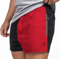 Hunters Element Mens Dobson Stubbies -Comprehensive outdoor sports Hunters Element Mens Dobson Stubbies Black Red 65a5 1