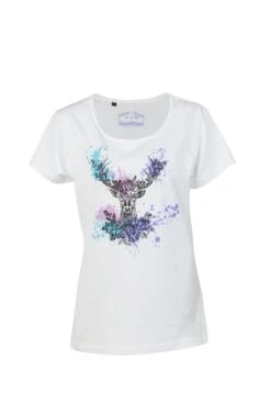 Hunting & Fishing Womens Rose Stag Cotton Tee -Comprehensive outdoor sports J8tgpZ9w 8719