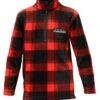 Hunting & Fishing Kids Retro Check Sweatshirt Red/Black