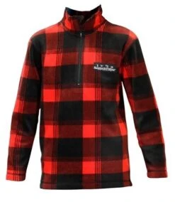 Hunting & Fishing Kids Retro Check Sweatshirt Red/Black -Comprehensive outdoor sports KRCG RB 14K 51cc 7