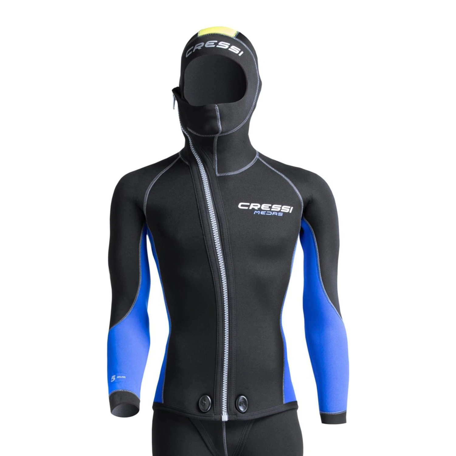 Cressi Mens Medas Jacket 7mm - Black/Blue
