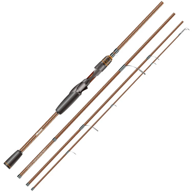 Okuma Nanomatrix X 804 3-15g Light Spin Rod With Tube 1 Okuma Nanomatrix X 804 3-15g Light Spin Rod With Tube