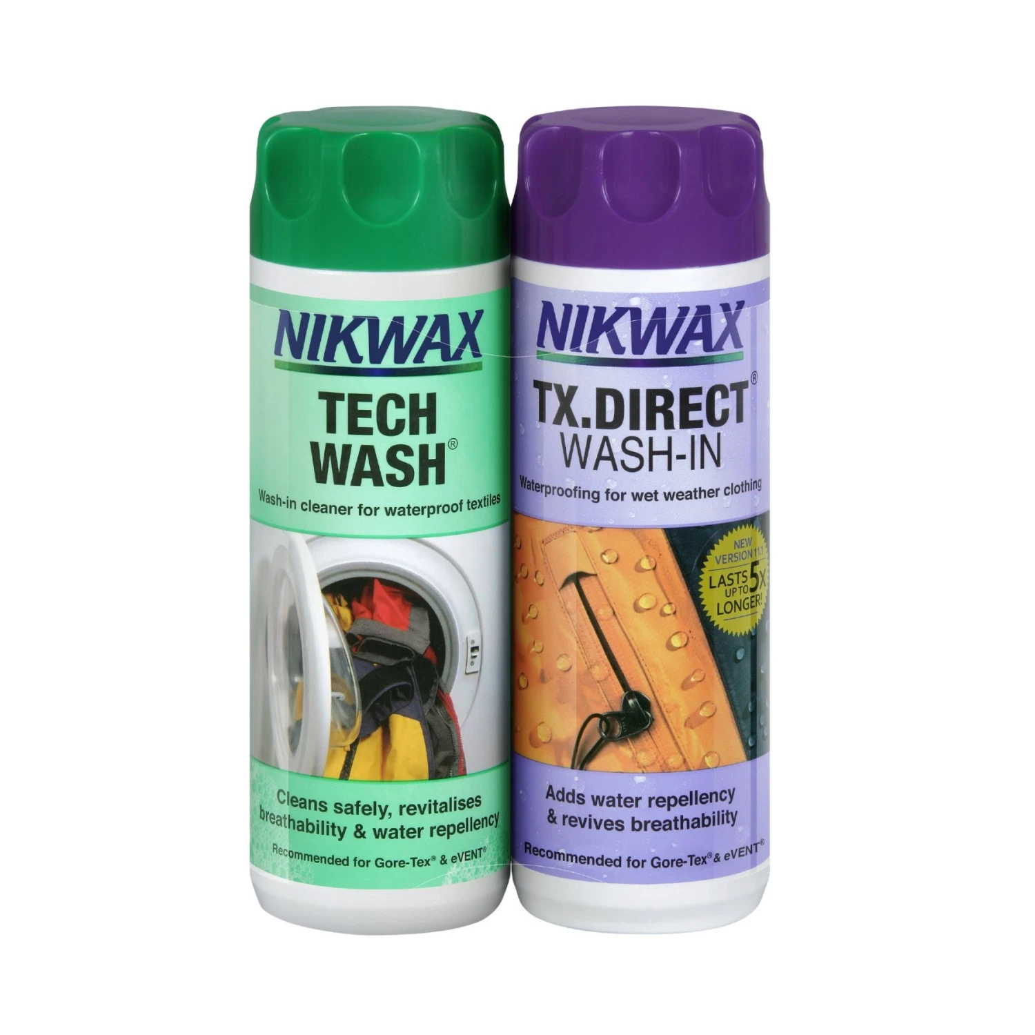 Nikwax Tech Wash 300ml + TX Direct Wash-In 300ml 1 Nikwax Tech Wash 300ml + TX Direct Wash-In 300ml