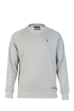 Hunting & Fishing Mens Crew Sweatshirt Grey Marle -Comprehensive outdoor sports RCtF9tIQ 1a57 4