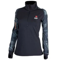 Stoney Creek Womens Active Top L/S Black/TCU