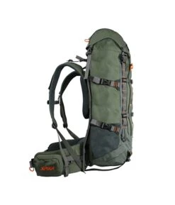 Spika Drover Hauler Pack + Hauler Frame Olive 40L -Comprehensive outdoor sports SPIKA Drover 40L Pack Olive SIDE 530 x 620px 348b