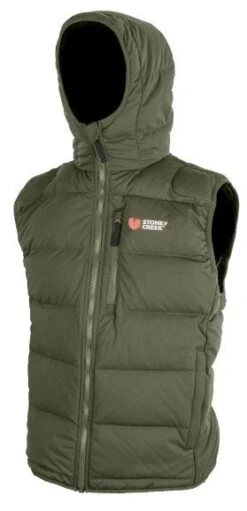 Stoney Creek Mens ThermoFlex Hooded Vest -Comprehensive outdoor sports Stoney Creek Mens ThermoFlex Hooded Vest Bayleaf ca02 2