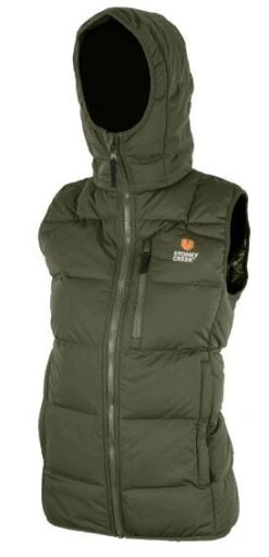Stoney Creek Womens ThermoFlex Hooded Vest Bayleaf -Comprehensive outdoor sports Stoney Creek Womens ThermoFlex Hooded Vest Bayleaf 4d6d 2