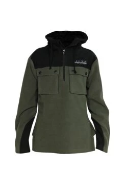 Hunting & Fishing Kids Hooded Anorak 400gsm Olive/Black -Comprehensive outdoor sports TMjI02ys 25a7 5